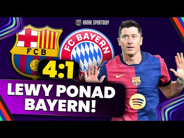 BARCELONA – BAYERN 4:1! LEWANDOWSKI Z GOLEM, DUMA KATALONII POKAZAŁA MOC PRZED EL CLASICO! ANALIZA