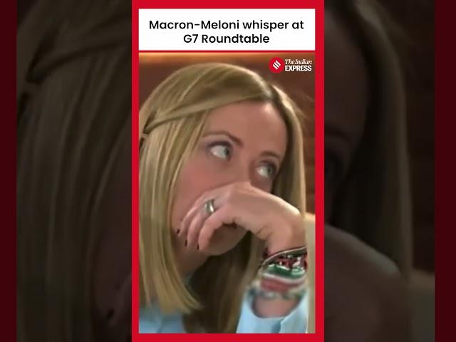 G7 Summit 2025: Meloni-Macron Whisper at G7 Sparks Buzz as Trump Lashes Out