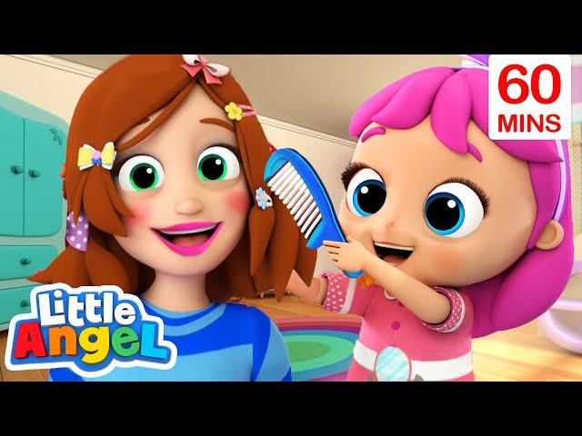 Beauty Salon Song | Mommy Is My Hero + More Little Angel Kids Songs & Nursery Rhymes