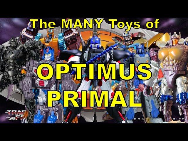 The MANY Toys of Optimus Primal - The Action Figure History of Optimus Prime’s Maximal Descendant