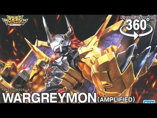 [360°Degree] Digimon Figure-rise Standard Amplified Wargreymon + Sharp claw Effect parts