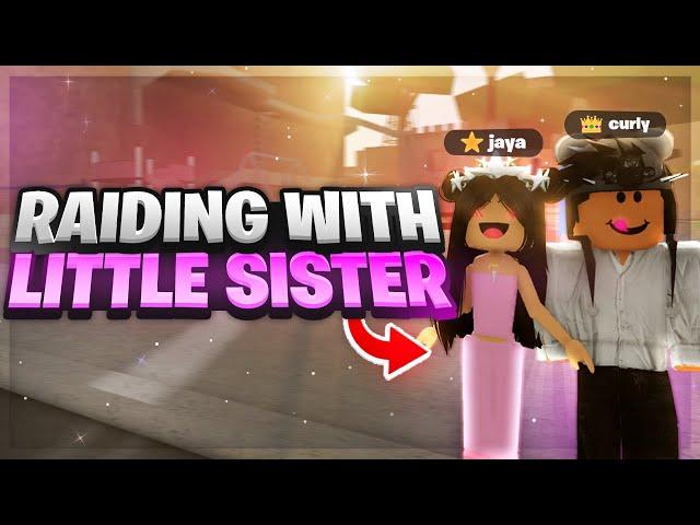 ⭐ Raiding with My LITTLE SISTER in Da Hood! ⭐