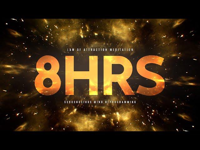 8 HOURS Billionaire Law of Attraction Hypnosis • Billionaire Affirmations + Subliminals • Theta 7hz