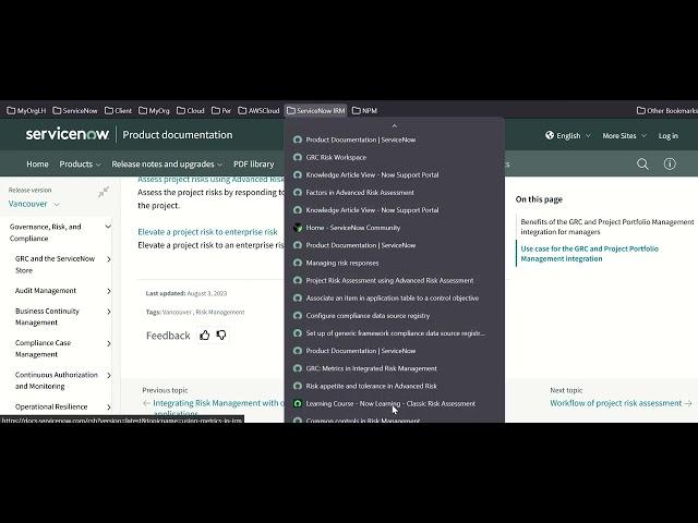 ServiceNow Certified Implementation Specialist - Integrated Risk Management preparation - Session 20