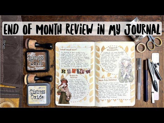 End of Month Review in My Journal