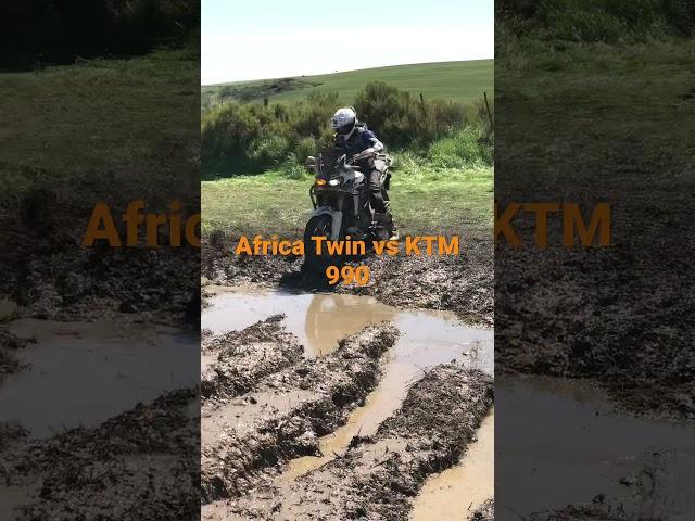 Africa Twin vs KTM 990 -Philadelphia Funduro #shorts