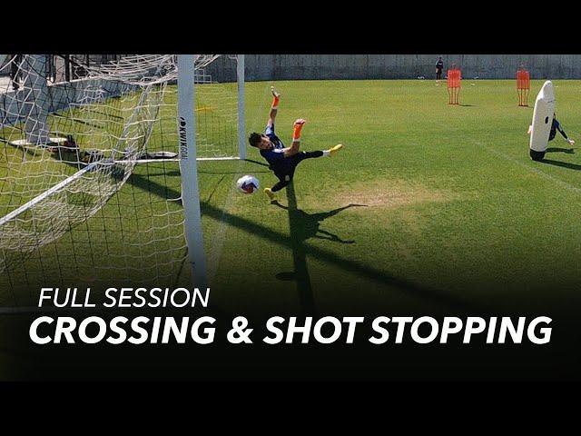 5 Crossing & Shot Stopping Drills | Full Session | LAFC 2 Goalkeeper Training