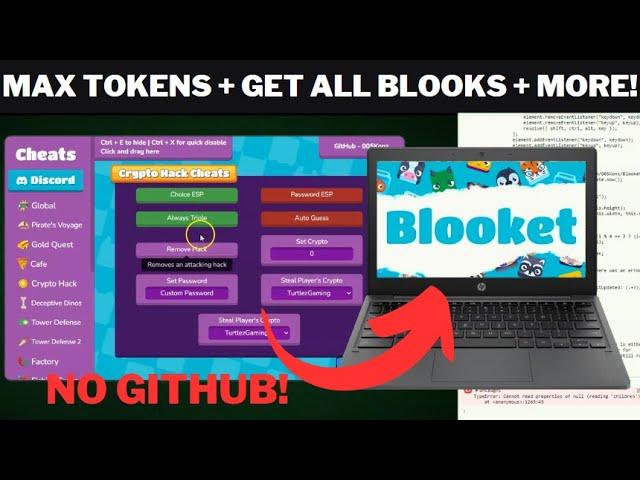 The BEST WAY To Get BLOOKET HACK MENU on School Computer 2024! - ALL BLOOKS + GAME HACKS + MORE!