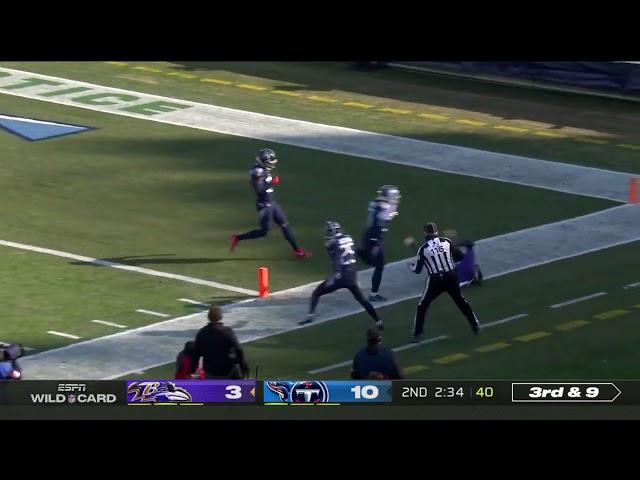 Lamar Jackson 48 Yard Touchdown Run | "F**K Ya'll Talking About" | Ravens vs Titans