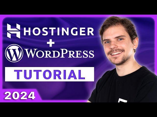 Hostinger WordPress Tutorial 2024 | Beginners Guide