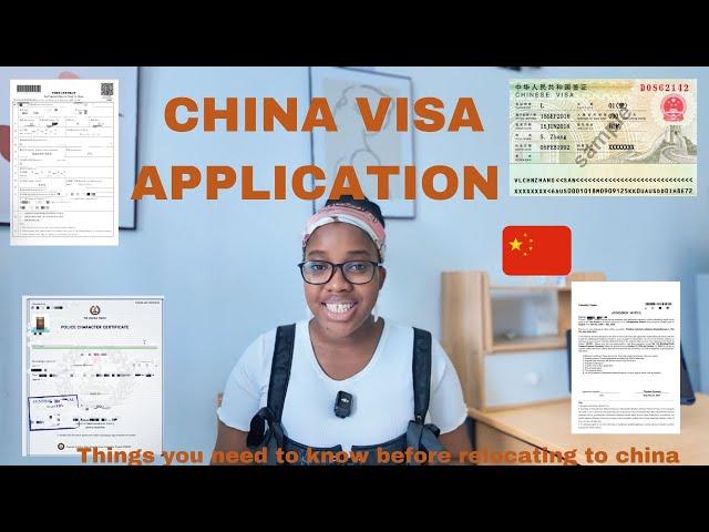 HOW TO APPLY FOR CHINA VISA 2024 || scholarships|working in china relocating to china| Q&A #china