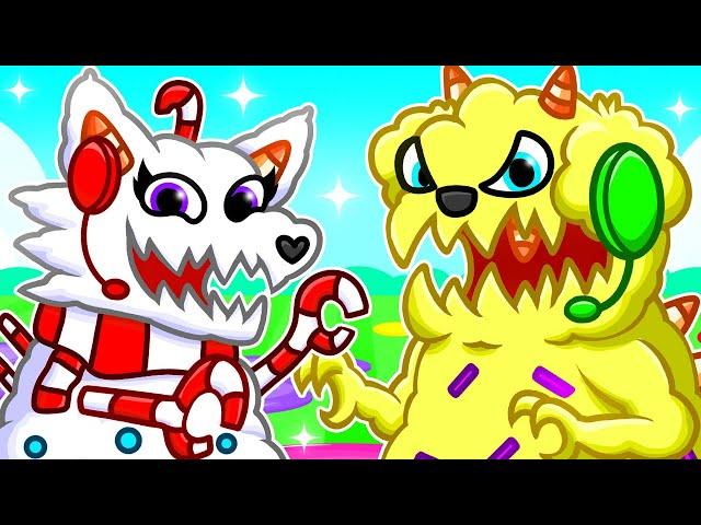 The CANDY MONSTER INFECTION in Roblox?! (ALL MONSTERS)
