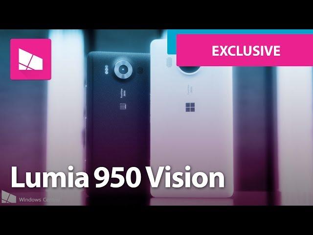 This is Microsoft's ORIGINAL Lumia 950 vision