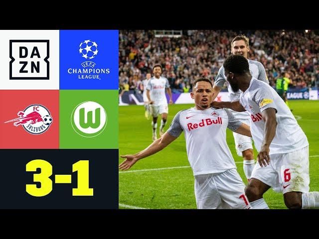 Doppelpacker Okafor entscheidet Match: Salzburg - Wolfsburg 3:1 | UEFA Champions League | DAZN