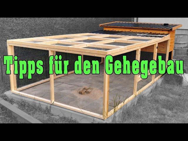 Gehege einfach selber bauen!