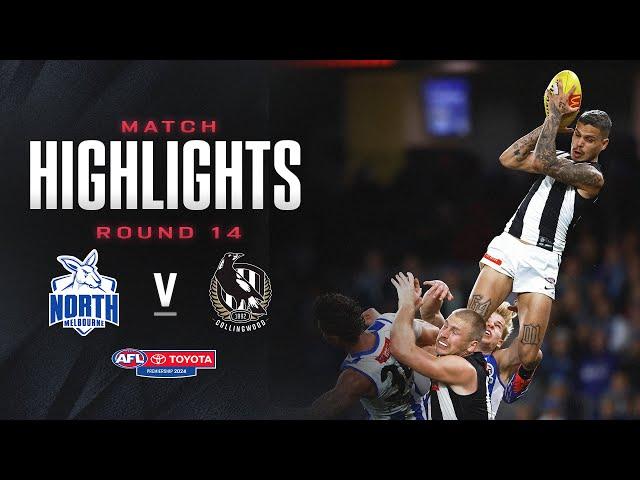 North Melbourne v Collingwood Highlights | Round 14, 2024 | AFL