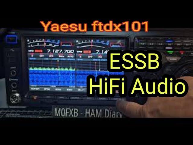 FTDX101 - ESSB -  Total Transmit Bandwith Frequency  - Hifi Audio Ham Radio