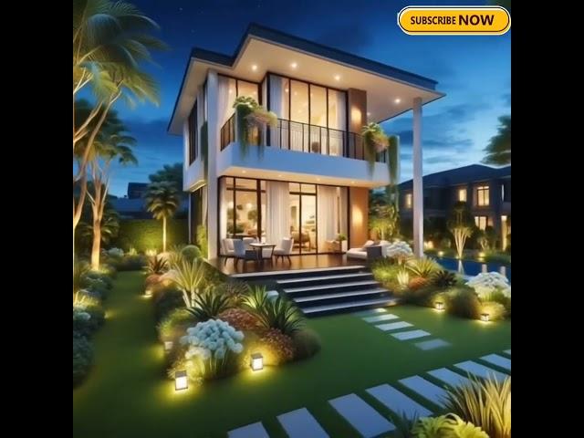 Beautiful Modern House | Dream House | house exterior decor | house decor ideas. Beautiful banglow.