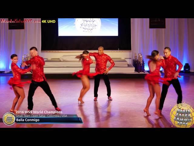 WSS16 Professional Small Team Open Salsa World Champions Baila Conmigo