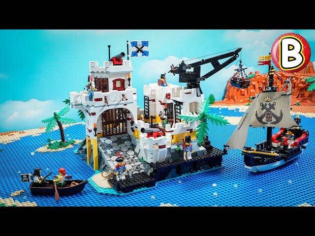 LEGO Pirates 10320 Eldorado Fortress | Stop Motion Review