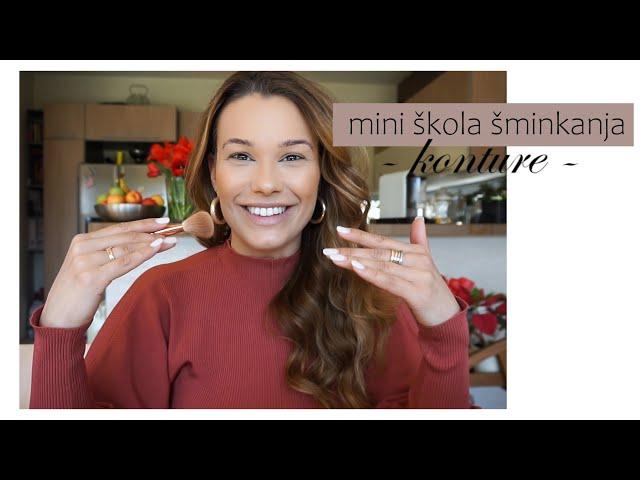 Mini škola šminkanja - KONTURE ( bronzer, rumenilo, highlighter )