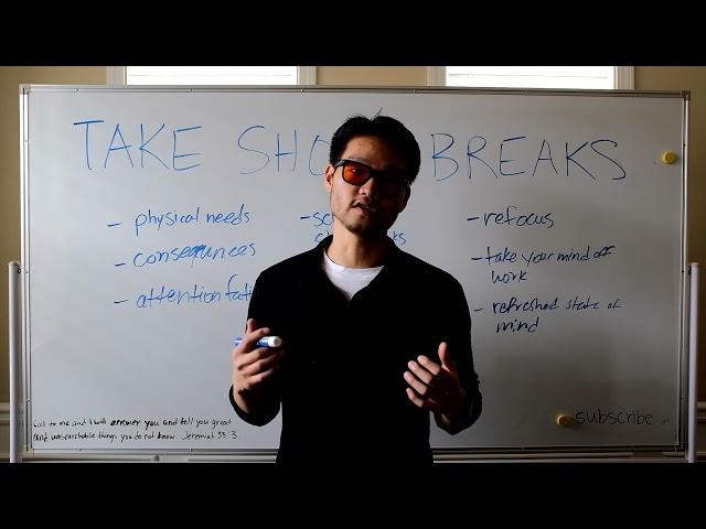 12. Take Short Breaks | Workspace Optimization