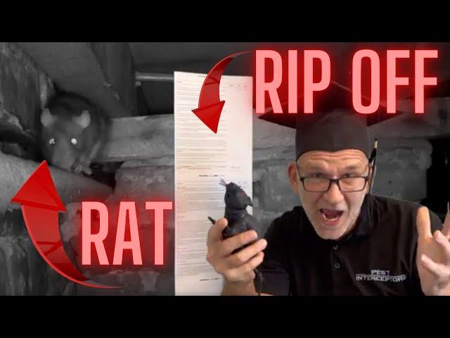 EXPOSED! £6000 Rip off pest control company. WE SHOW YOU ALL! and how to AVOID it happening to you.