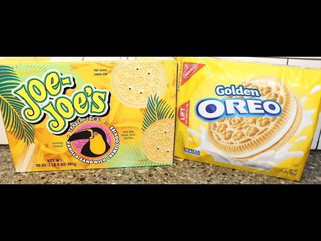 Trader Joe’s Joe Joe’s Cookies vs Nabisco Oreo Cookies Blind Taste Test