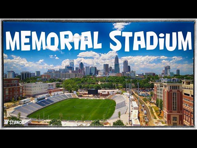 Memorial Stadium - Charlotte, NC - 4K - Construction Phases (DJI Mavic Pro & Air 2 Footage) USL