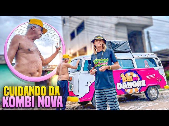 REI DO DANONE NÃO DEIXA NINGUÉM CHEGAR PERTO DA KOMBI NOVA | REI DO DANONE