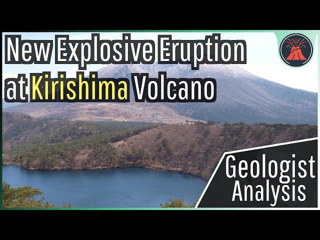 Kirishima Volcano Update; New Explosive Eruption Begins, Ashfall Observed