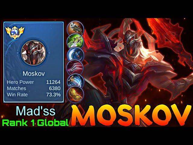 6,300+ Matches Moskov Monster Marksman - Top 1 Global Moskov by Mad'ss - Mobile Legends