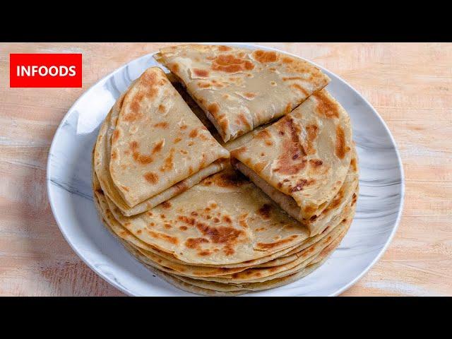 Chapati Recipe | How to Make Chapati | Soft Layered White Chapati Recipe | Infoods