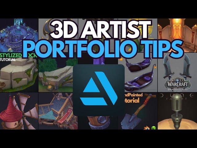 3D Artist Portfolio Tips