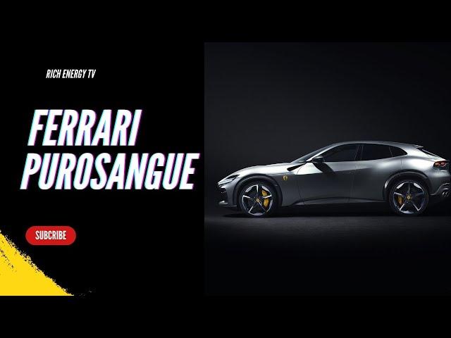 RICH ENERGY TV 2024 FERRARI PUROSANGUE