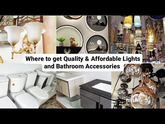 WHERE TO GET QUALITY AND AFFORDABLE LIGHT FIXTURES |CHANDELIERS| HOME DECORATING IDEAS