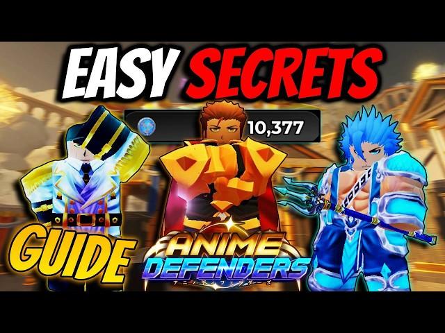 100% Get Any Athenyx Secret *Almighty* In Anime Defenders Update 5.5!!