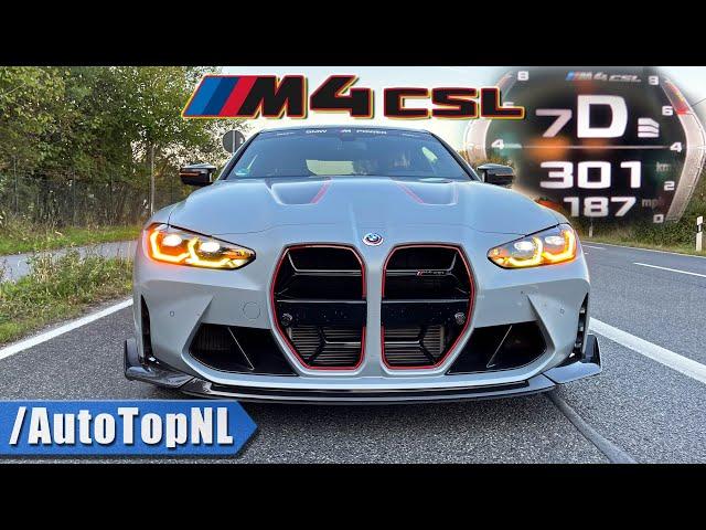 BMW M4 CSL | 0-100 100-300 1/4 MILE POV SOUND & DRIFT by AutoTopNL