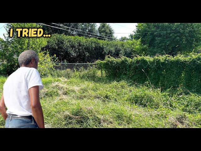 UNSAFE Yard leaves ELDERLY man feeling FORGOTTEN..