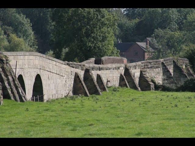 Swarkestone Bridge, Derbyshire. Longest stone bridge, and turning point for Bonny Prince Charlie