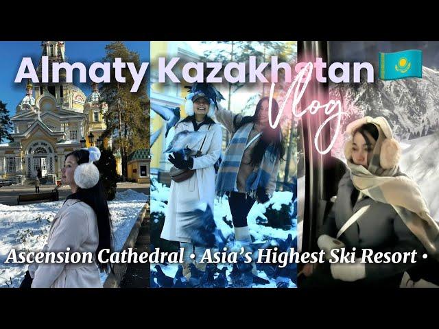 First Time in Central Asia | Almaty Kazakhstan  | Highest Ski Resort ||  Part.1 @BunnyGangmei