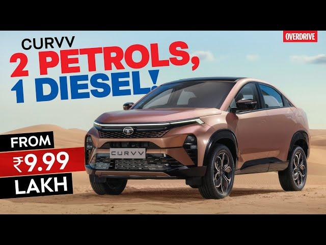 2024 Tata Curvv Petrol/Diesel: What Do You Get? | Overdrive