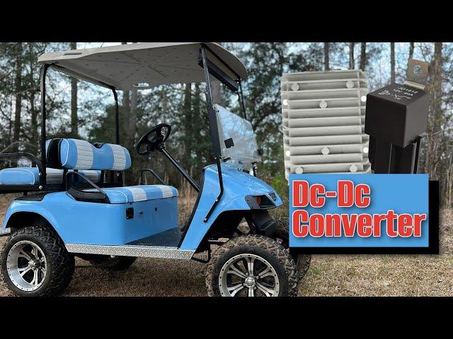 Ezgo TXT PDS Golf Cart DC - DC Converter & Ignition Relay Install