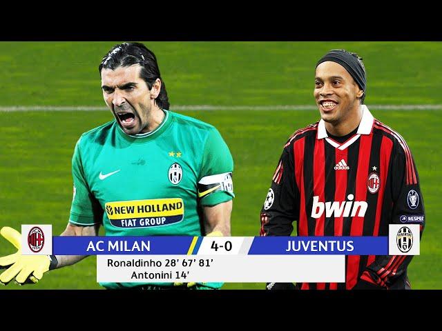 Gigi Buffon will never forget this humiliating performance by Ronaldinho