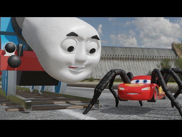 Train Thomas Meets Baby Cursed Mcqueen