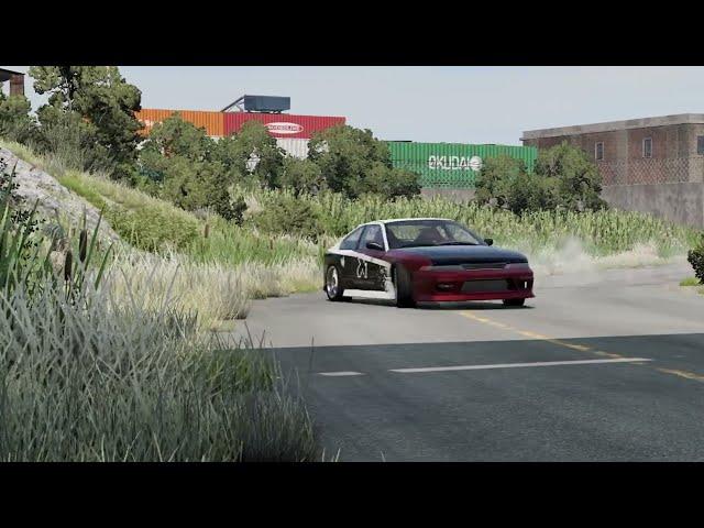 3 ways to turn a corner in BeamNG