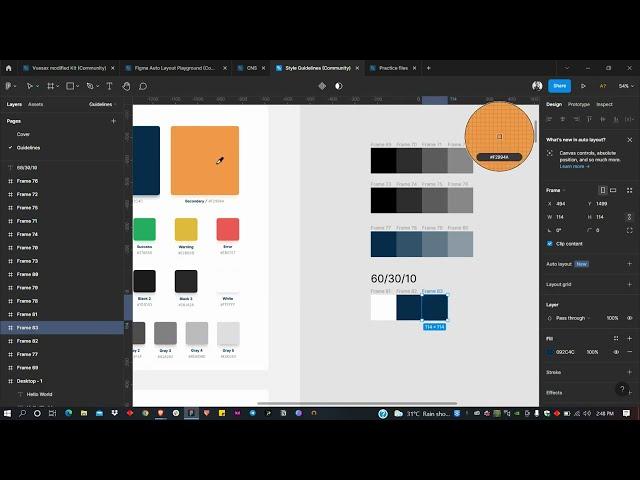 Design Class - Setting up a Style Guide