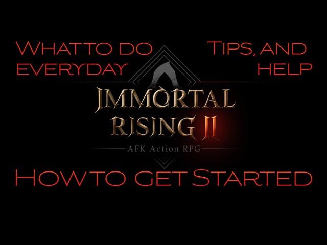 A COMPLETE Beginners Guide to Immortal Rising 2 (Build in Desc)