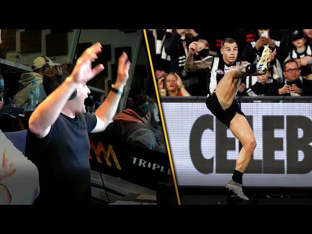 Our Call Of Jamie Elliott's Goal After The Siren Against Essendon | Triple M Footy