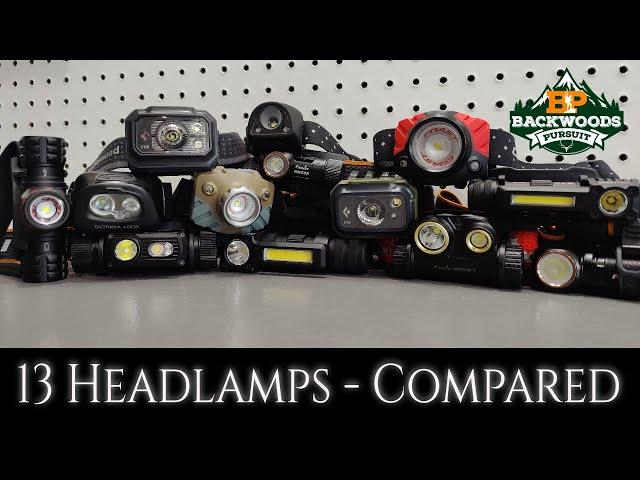 Best Headlamp For Hunting, Backpacking & Camping | 13 Side By Side